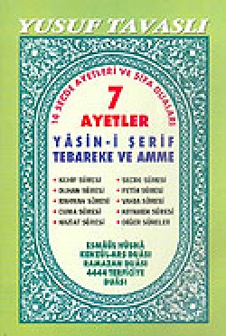 7 Ayetler Yasin ve Dualar (Kod: D31) (Türkçeli)