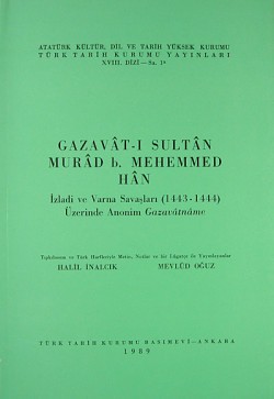 Gazavat-ı Sultan Murad B.Mehemmed Han