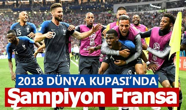 2018 Dünya Kupasında Şampiyon