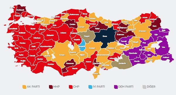 31 Mart 2024 tarihinde yapılan Yerel Seçimler