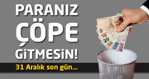 Eski Banknotların Zaman Aşımı Süresi Doluyor