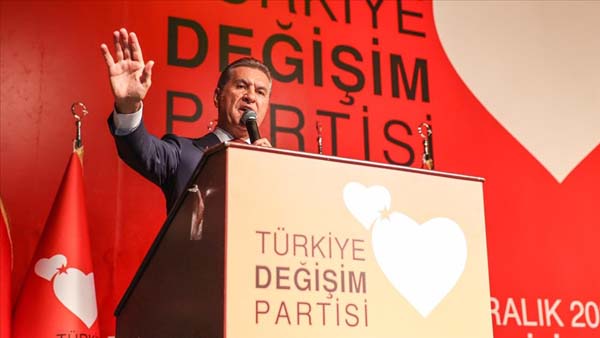 Mustafa Sarıgül partisi Türkiye Değişim Hareketi'nin logo ve müziğini basına tanıttı