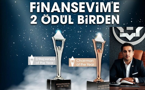 Stevie Awards tan Finansevim e 2 ödül